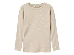 Lil Atelier gray morn heart top
